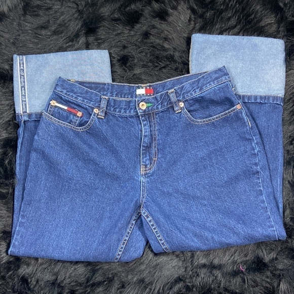 Tommy Hilfiger Denim - Vintage Tommy Girl Dark Wash Cropped Jeans